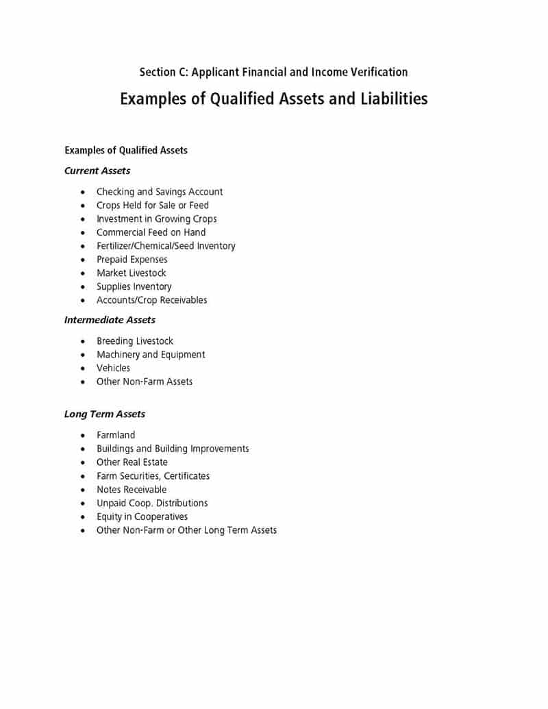 Examples of Qualified Assets & Liabilities_Page_1 Examples of Qualified Assets & Liabilities_Page_1